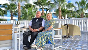 Irena kartu su vyru 