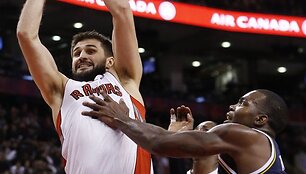 Linas Kleiza į "Jazz" krep&scaron;į įmetė 20 ta&scaron;kų