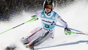 Kathrin Zettel i&scaron; Austijos laimėjo antrąjį pasaulio slalomo taurės etapą.