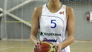  &bdquo;Hoptrans-Sirenų&ldquo; komandos naujokė Dovilė Miliauskaitė.