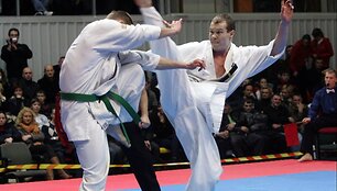 Kioku&scaron;in karatė meistras Vytautas Kalvaitis