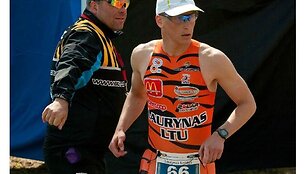 Triatlonininkas Laurynas Urb&scaron;ys