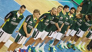 Lietuvos krep&scaron;inio rinktinė &ndash; prie&scaron; mačą su Graikijos komandą