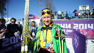 Slidininkė Ingrida Ardi&scaron;auskaitė Sočio olimpiadoje nėra tarp lyderių