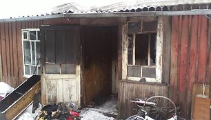 Namas po gaisro