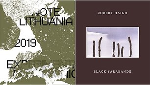 Albumų „Experimental / Electronic 2019“ ir „Black Sarabande“ viršeliai