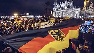 Protestas prie&scaron; islamą Dresdene 