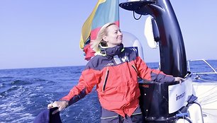 „Ambersail 2“ įgulos treniruotė Baltijos jūroje