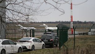 Jevgenijaus Prigožino lėktuvas Vilniuje