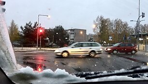 Vilniuje - pirmasis sniegas