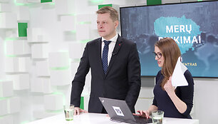 15min studijoje &ndash; kandidatas į Vilniaus merus Remigijus &Scaron;ima&scaron;ius