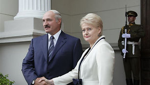 Dalios Grybauskaitės ir Aleksandro Lukašenkos susitikimas Vilniuje