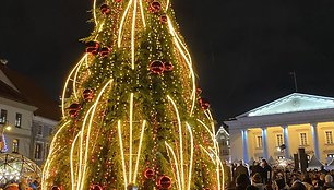 Eglutės įžiebimas sostinėje Rotušės aikštėje