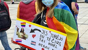 Vilniuje rengiamos LGBT eitynės už lygybę