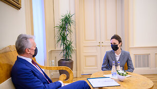 Prezidentas susitiko su Seimo Pirmininke Viktorija Čmilyte-Nielsen