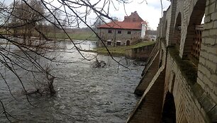 Potvynis Pakruojo dvare