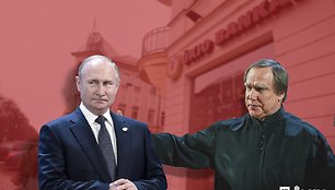 Vladimiro Putino bičiulis Sergejus Rolduginas - ne vienintelis Rusijos politinio elito atstovas, kurio pėdsakai rasti Troika Laundromat