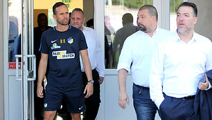 Nikosijos APOEL treniruotė prie&scaron; Čempionų lygos rungtynes