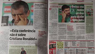 Portugalijos žiniasklaidos puslapiai ketvirtadienį