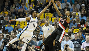 NBA: NBA: „Memphis Grizzlies“ – „Portland Trail Blazers“ (antros serijos rungtynės)“