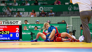 Sambo imtynininkė Rūta Aksionova iškovojo Europos žaidynių bronzos medalį