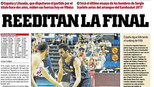 &bdquo;Mundo Deportivo&ldquo; laikra&scaron;čio puslapis