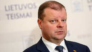 Ministras pirminininkas Saulius Skvernelis lankosi Vilniaus apygardos teisme