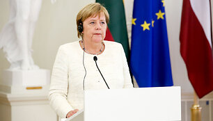 Prezidentūroje -  D.Grybauskaitės ir A.Merkel spaudos konferencija