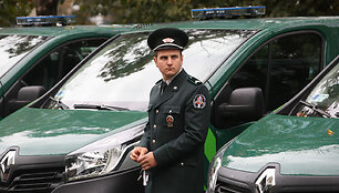 Valstybės sienos apsaugos tarnyba pristatė naujus tarnybinius automobilius