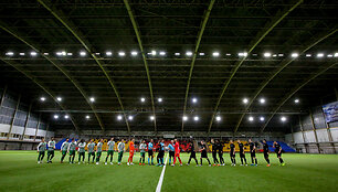 Futbolo rungtynės tarp &bdquo;Žalgirio&ldquo; ir &bdquo;RFS&ldquo; komandų