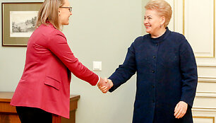 Dalia Grybauskaitė susitiko su kandidate į aplinkos ministrus Irma Gudžiūnaite