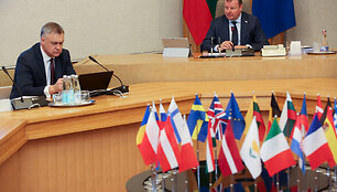 Robertas Dargis ir Saulius Skvernelis
