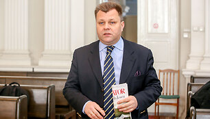 Mantas Adomėnas teisme