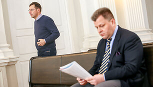 Mantas Adomėnas teisme