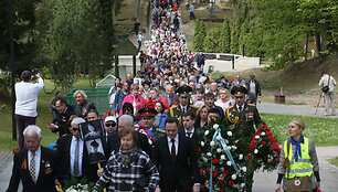 Gegužės 9-osios minėjimas Antakalnio kapinėse