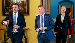 Mindaugas Puidokas BNS spaudos konferencijoje