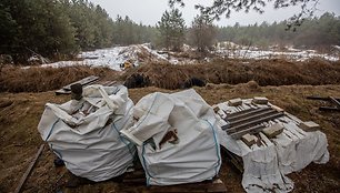 Nelegalus sąvartynas Varėnos rajono miškuose