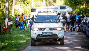 20-ies maratonų bėgimo startas Paneriuose