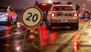 Kelių policijos reidas Vilniaus gatvėse