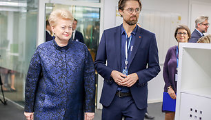 Dalia Grybauskaitė ir Gustav Mellentin