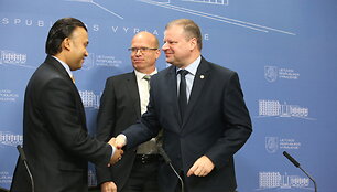 Spaudos konferencija Continental sutarties pasira&scaron;ymo proga