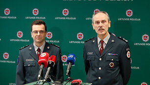 Policijos spaudos konferencija apie Nepriklausomybės akto ekspertizę