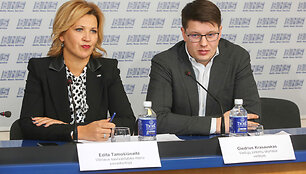 Edita Tamo&scaron;iūnaitė ir Giedrius Krasauskas