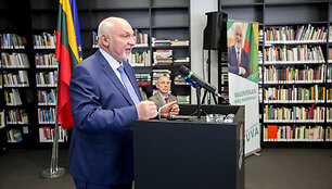 Valentinas Mazuronis pristato savo rinkiminę kampaniją