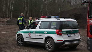 Eišiškių plente aptikta aviacinė bomba