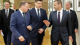 Aleksandras Čeferinas, Saulius Skvernelis ir Tomas Danilevičiu