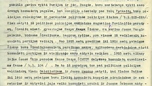 &Scaron;iaulių apygardos teismo kaltinamasis aktas Jonui Ruzgiui ir kitiems asmenims, kaltintiems komunistine veikla. 1927 m. gruodžio 7 d.