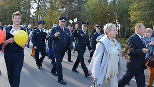 Grybų šventės atidarymo eisena