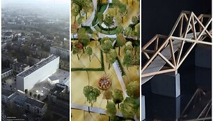 S.Eidrigevičiaus menų centro projektas, Reformatų skvero planas ir pėsčiųjų tiltas Kėdainiuose