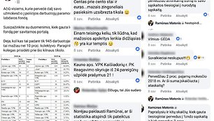 Ramūno Matonio įrašas „Facebook“